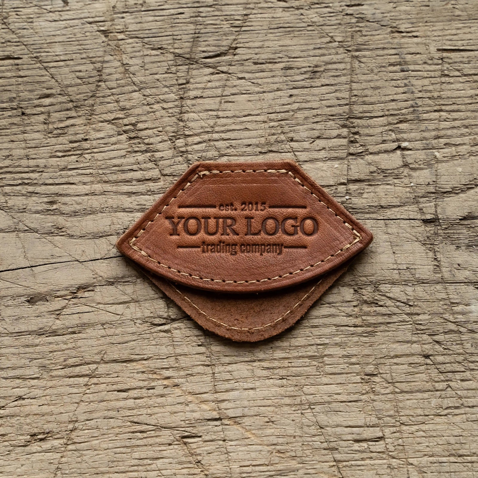 Your Logo + Our Leather - The Inkling Personalized Fine Leather Corner Bookmark - Custom Logo and Corporate Gifting - Holtz Leather