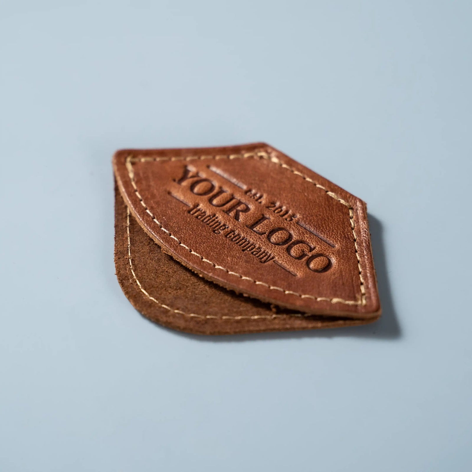 Your Logo + Our Leather - The Inkling Personalized Fine Leather Corner Bookmark - Custom Logo and Corporate Gifting - Holtz Leather