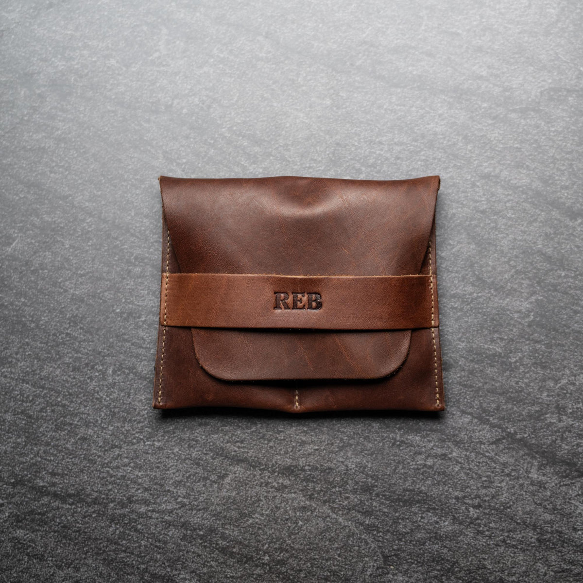 Your Logo + Our Leather - The Meridian Personalized Full Grain Leather Watch Holder Travel Case - Custom Logo + Corporate Gifting - Holtz Leather