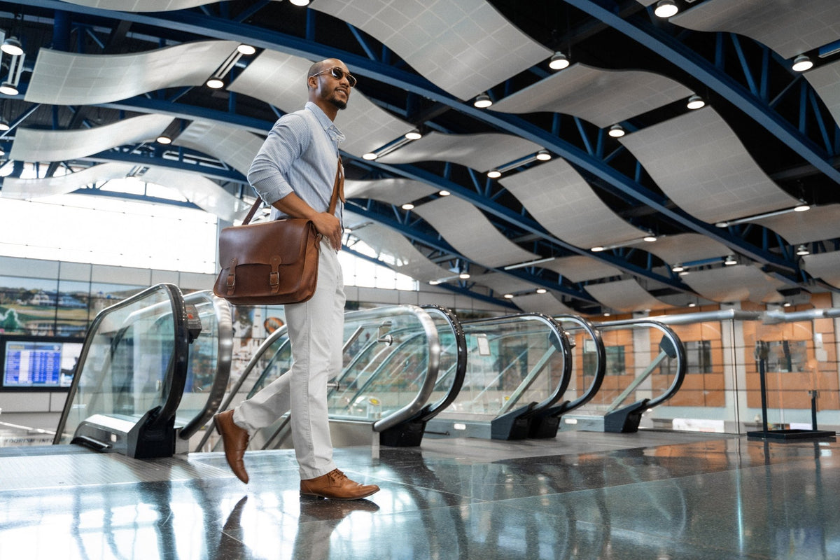 Your Logo + Our Leather - The No. 1860 EXPRESS - Fine Leather Messenger Bag & Briefcase - Custom Logo and Corporate Gifting - Holtz Leather