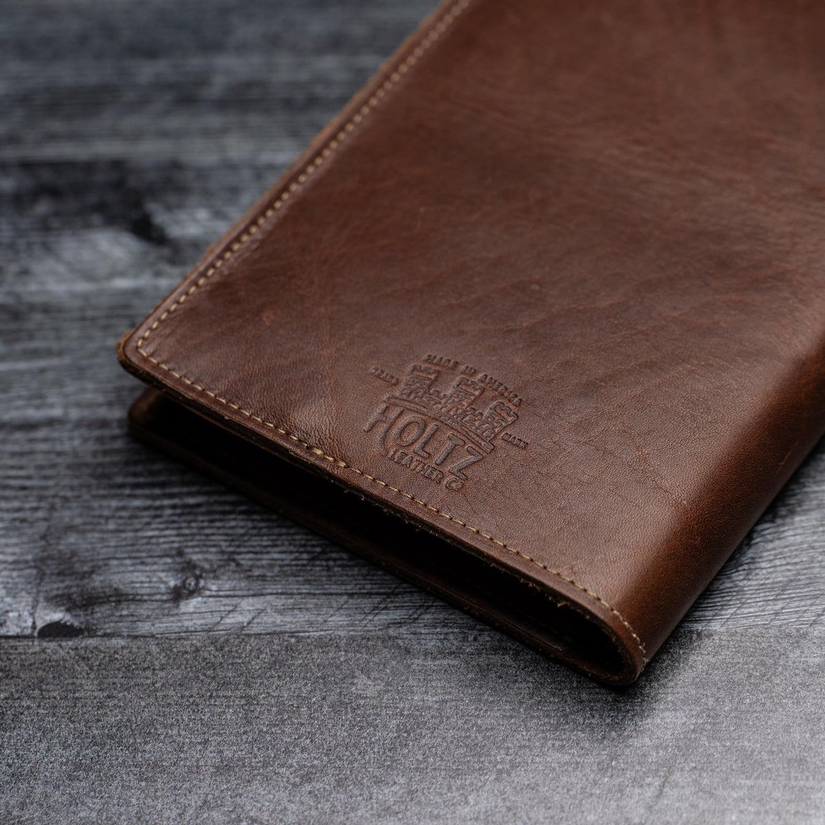 Your Logo + Our Leather - The Scholar - Personalized Leather Journal Cover - Custom Logo and Corporate Gifting - Holtz Leather