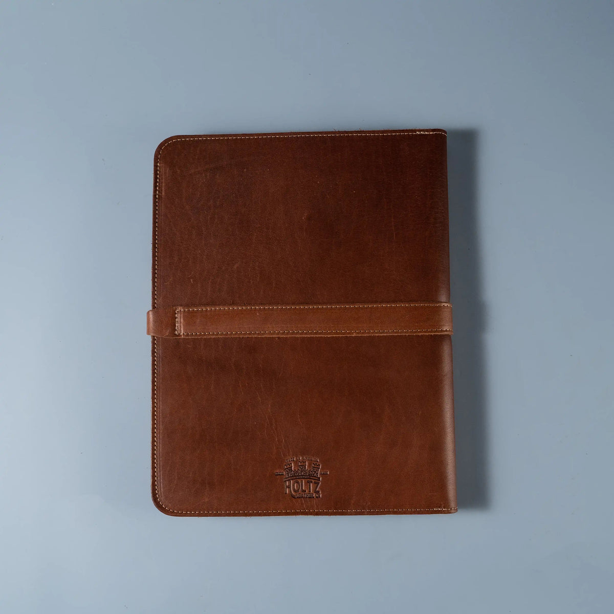 Your Logo + Our Leather - The Vanderbilt 2.0 Fine Leather Portfolio Padfolio - Custom Logo + Corporate Gifting - Holtz Leather