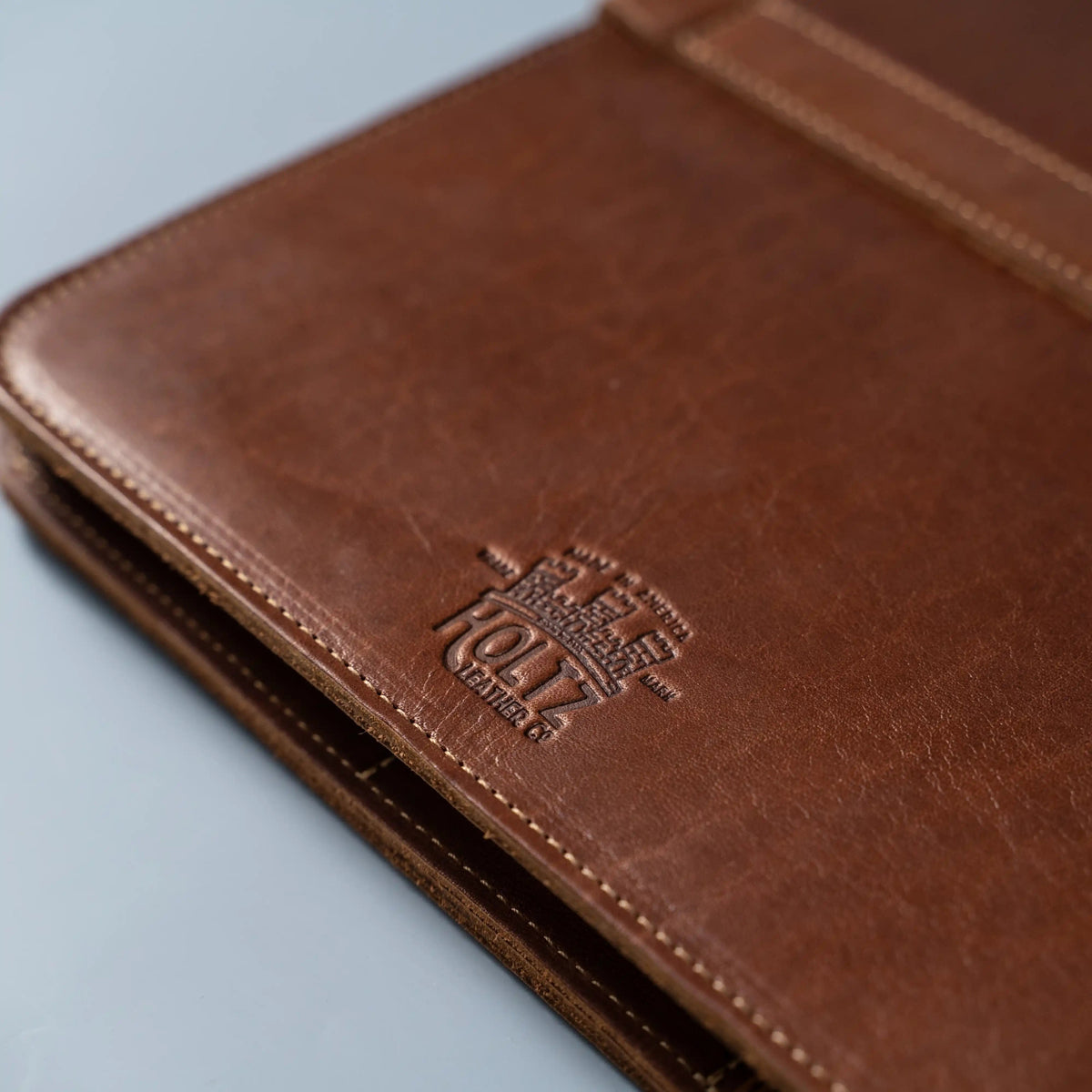 Your Logo + Our Leather - The Vanderbilt 2.0 Fine Leather Portfolio Padfolio - Custom Logo + Corporate Gifting - Holtz Leather