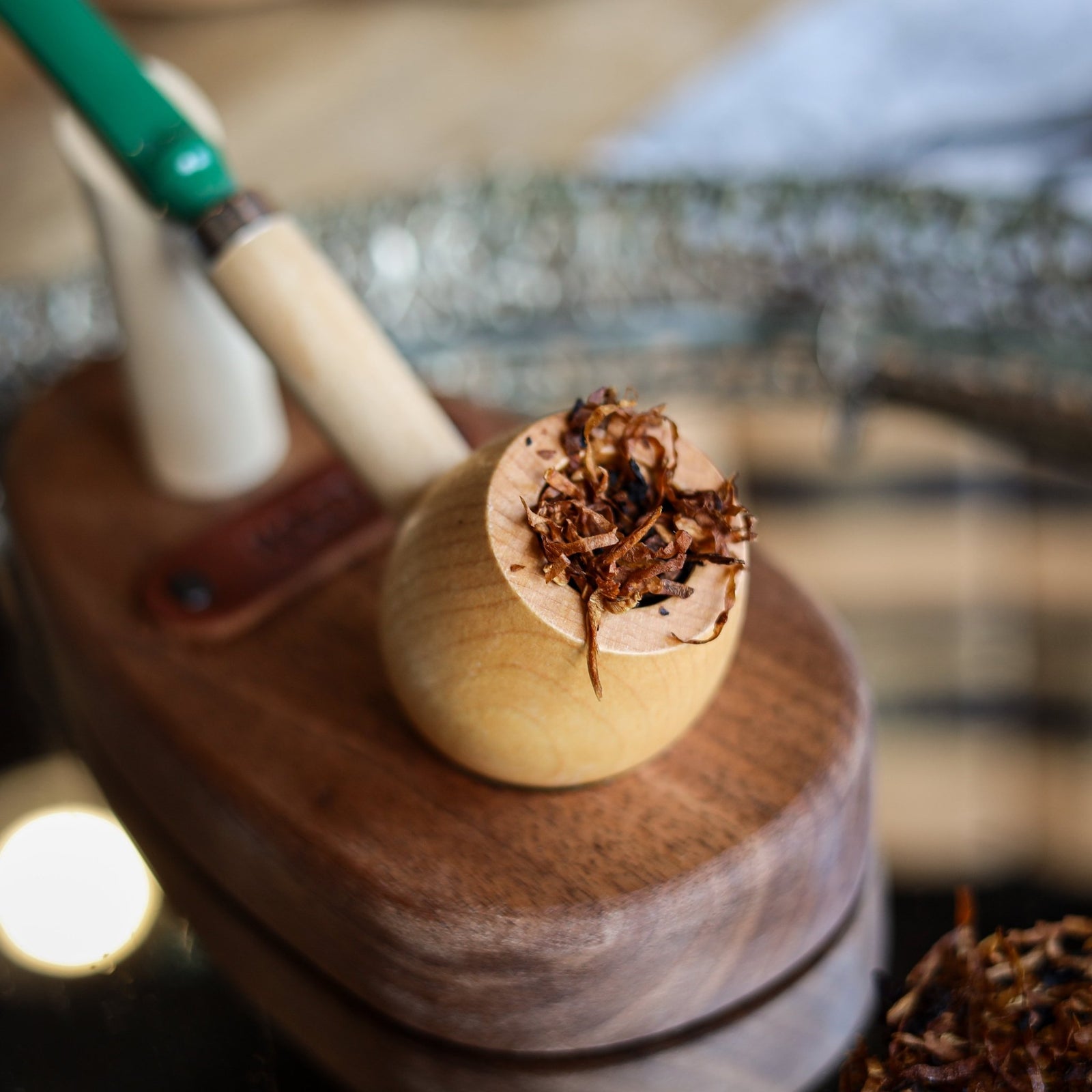 Zenon Hardwood Pipe - Missouri Meerschaum - Holtz Leather
