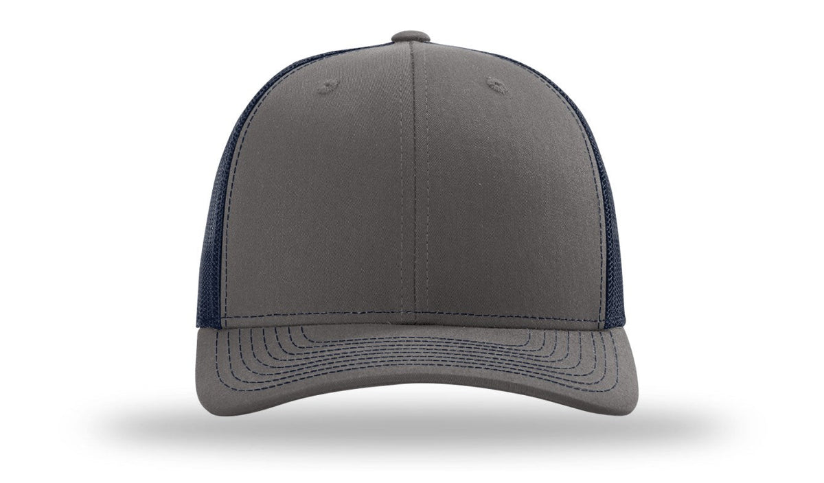 Richardson 112 Trucker Custom Leather Patch Hat with YOUR LOGO