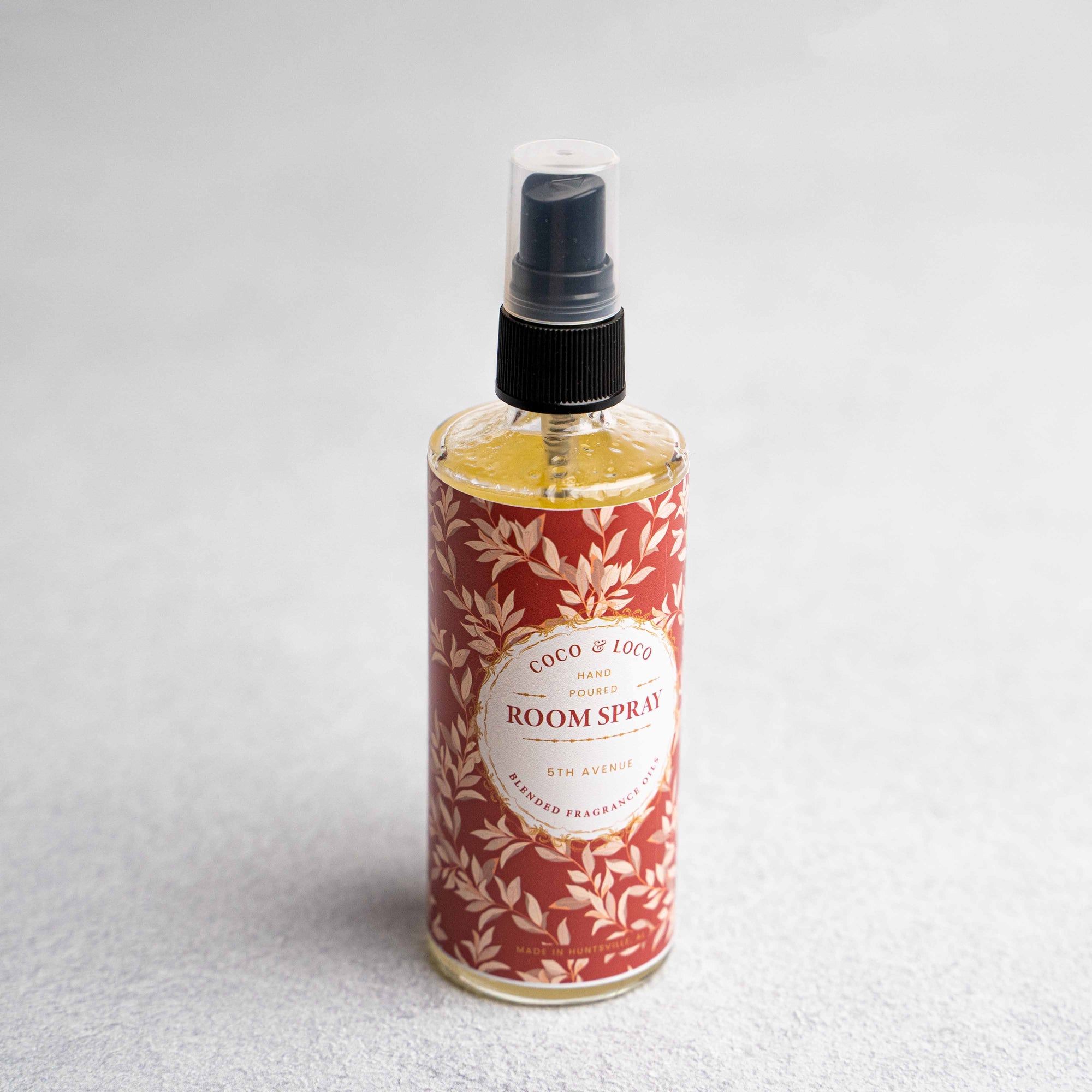 5th Avenue scented room spray by Coco & Loco at Holtz Leather Co