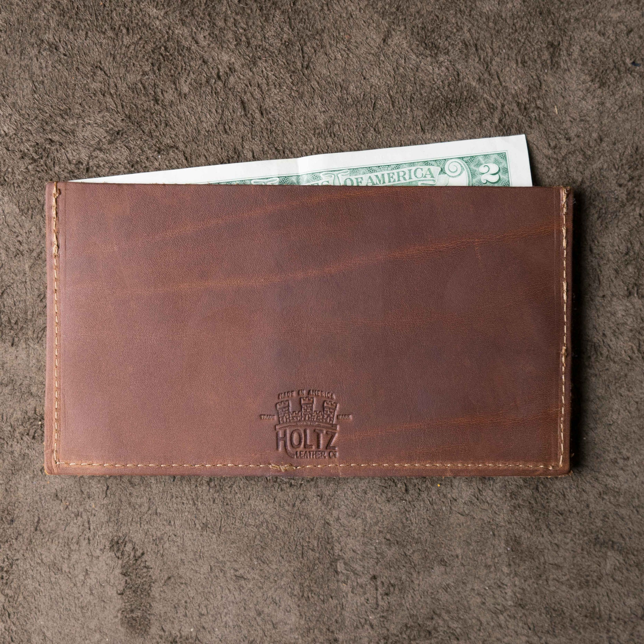Leather purse insert top