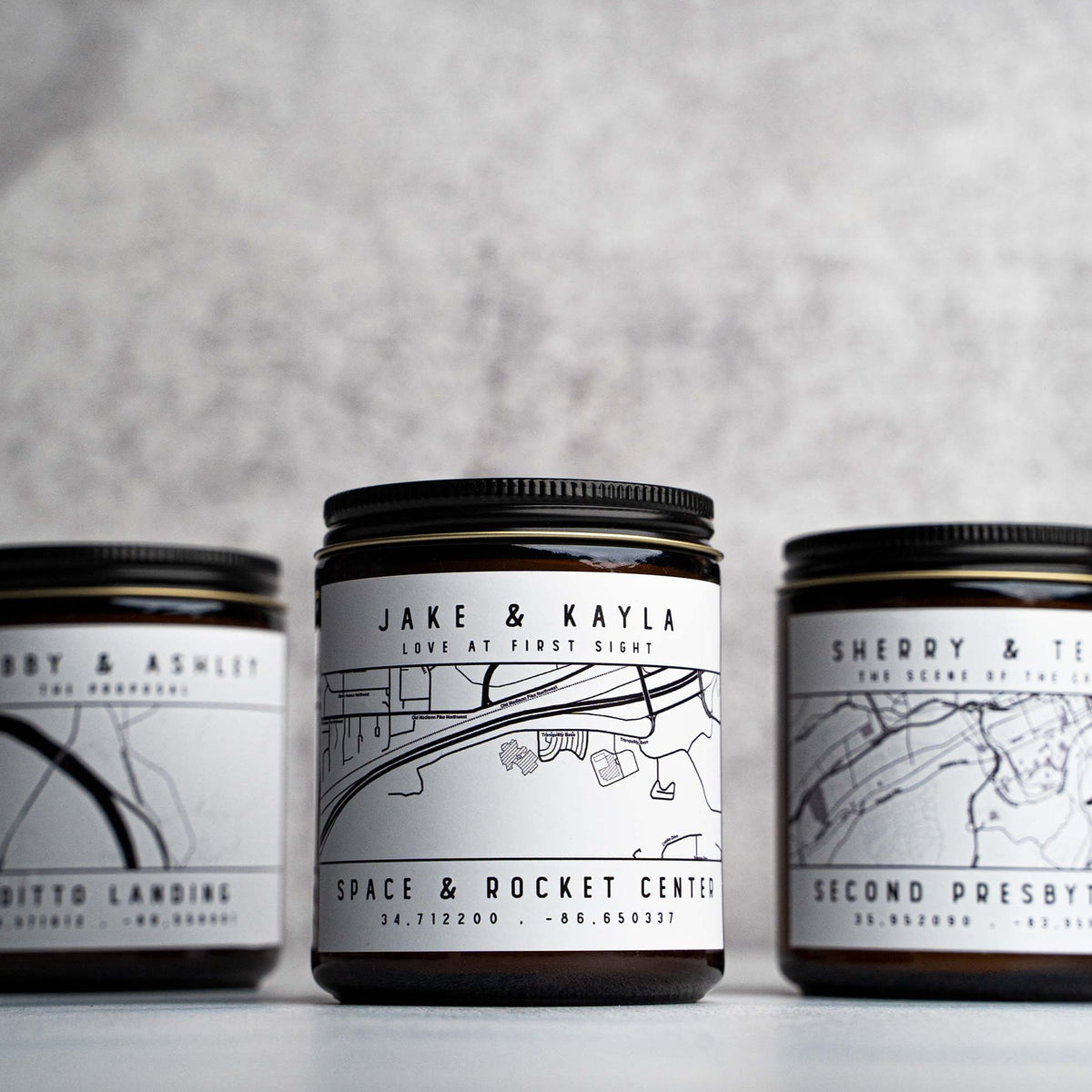 The Custom Map Candle From Coco &amp; Loco