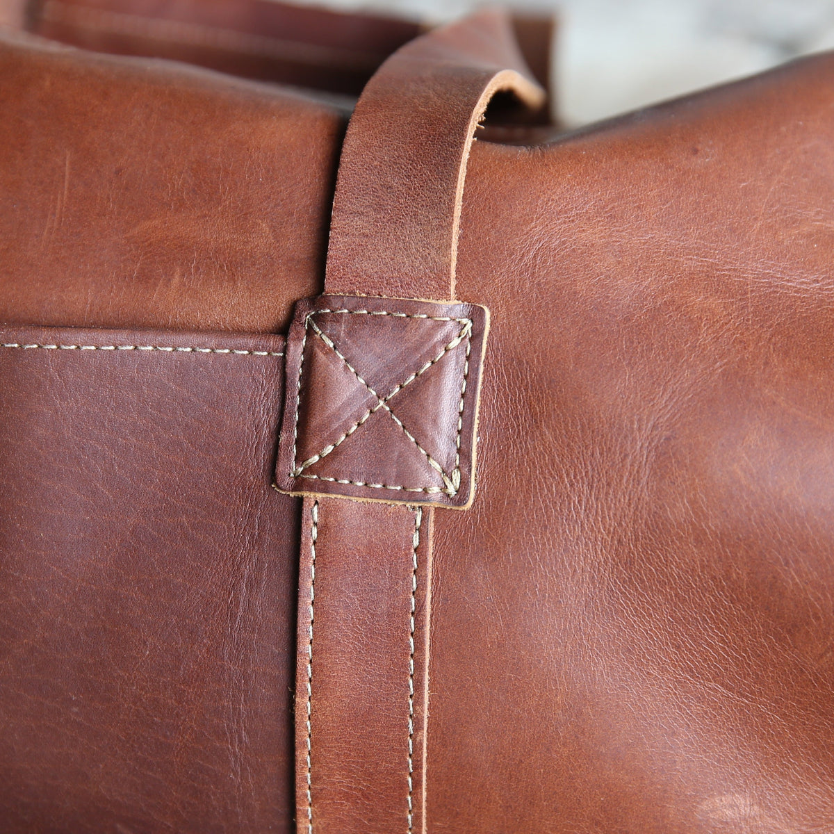 Your Logo + Our Leather - The Vintage Overnighter Bag Personalized Fine Leather Overnight Bag - Custom Logo and Corporate Gifting