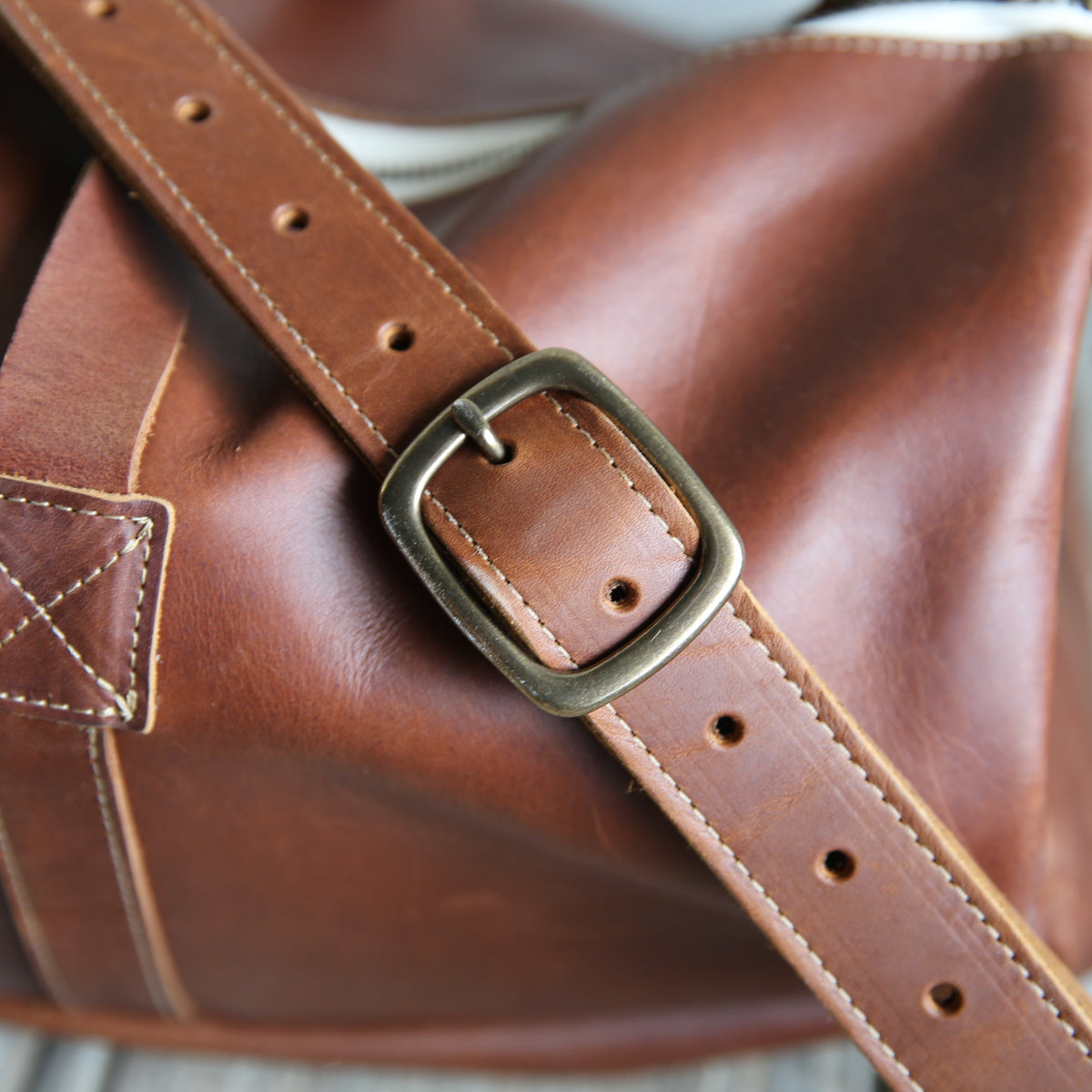 Corporate The Vintage Overnighter Bag Personalized Fine Leather Overnight Bag
