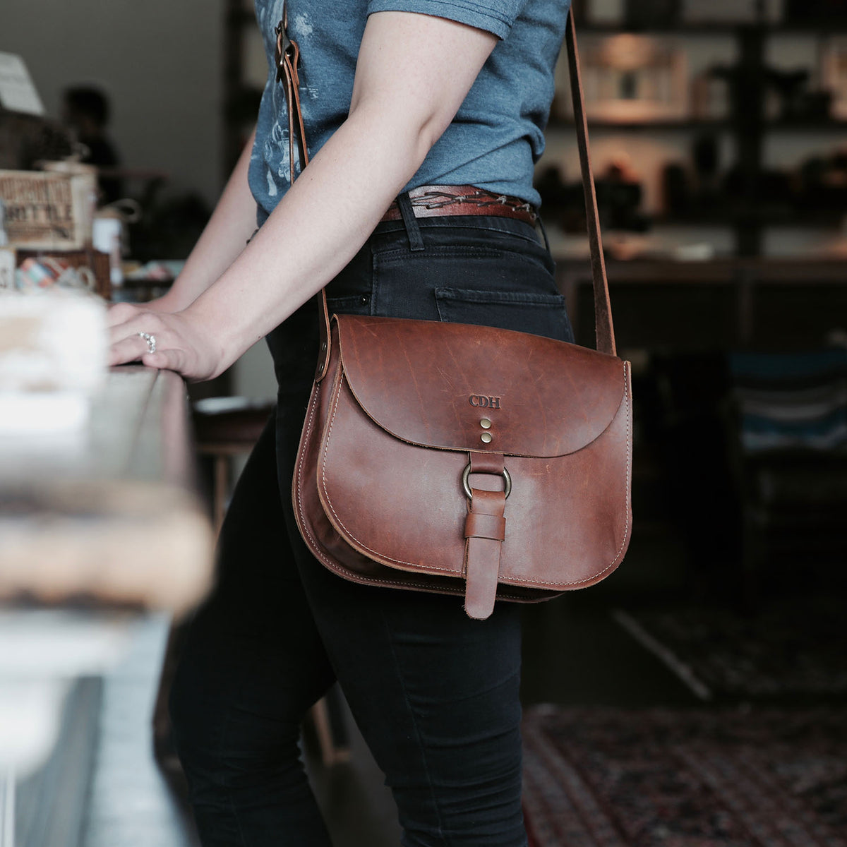 The Derby Crossbody Fine Leather Purse