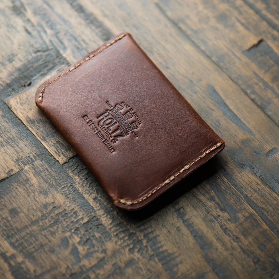 Custom Glove Wallet ~ Made from YOUR Baseball Glove! - Holtz Leather