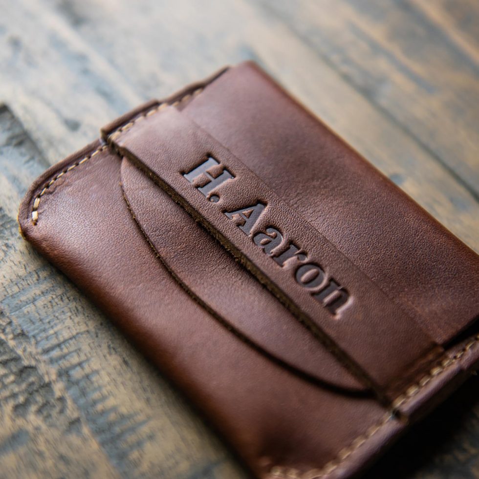 No. 3 Babe Ruth – Personalized Fine Leather Front Pocket Wallet