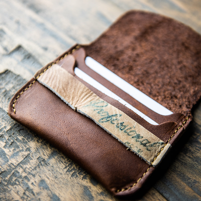 Vintage baseball glove front pocket wallet