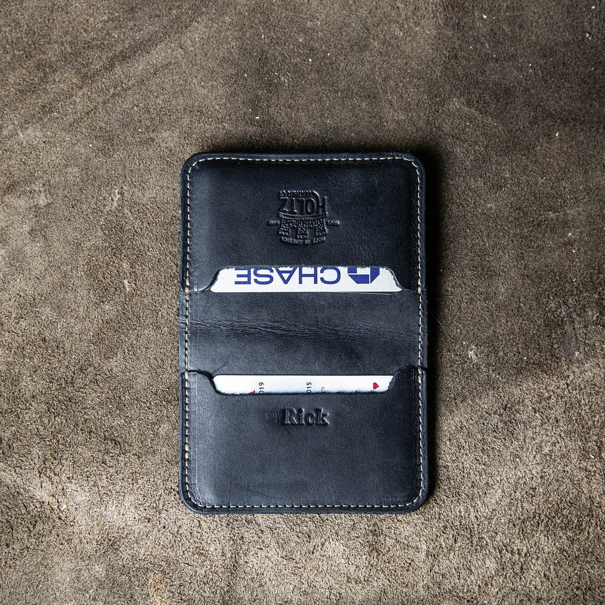 Your Logo + Our Leather - The Gates Fine Leather The Gates Bifold Money Clip Wallet - Custom Logo and Corporate Gifting