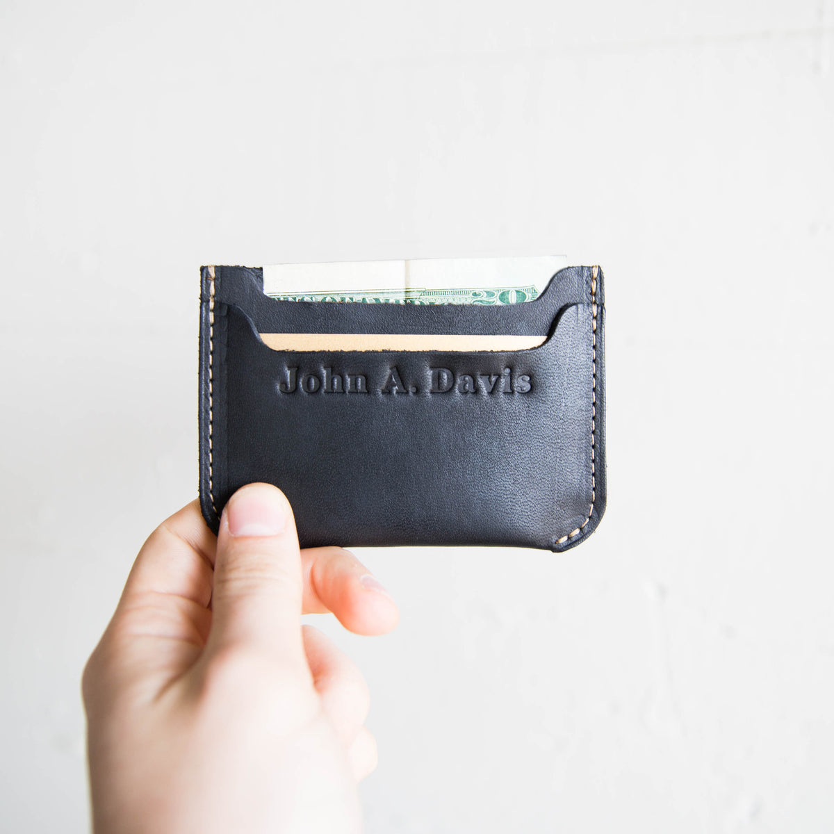 The Bradford Front Pocket Double Sleeve Fine Leather Wallet