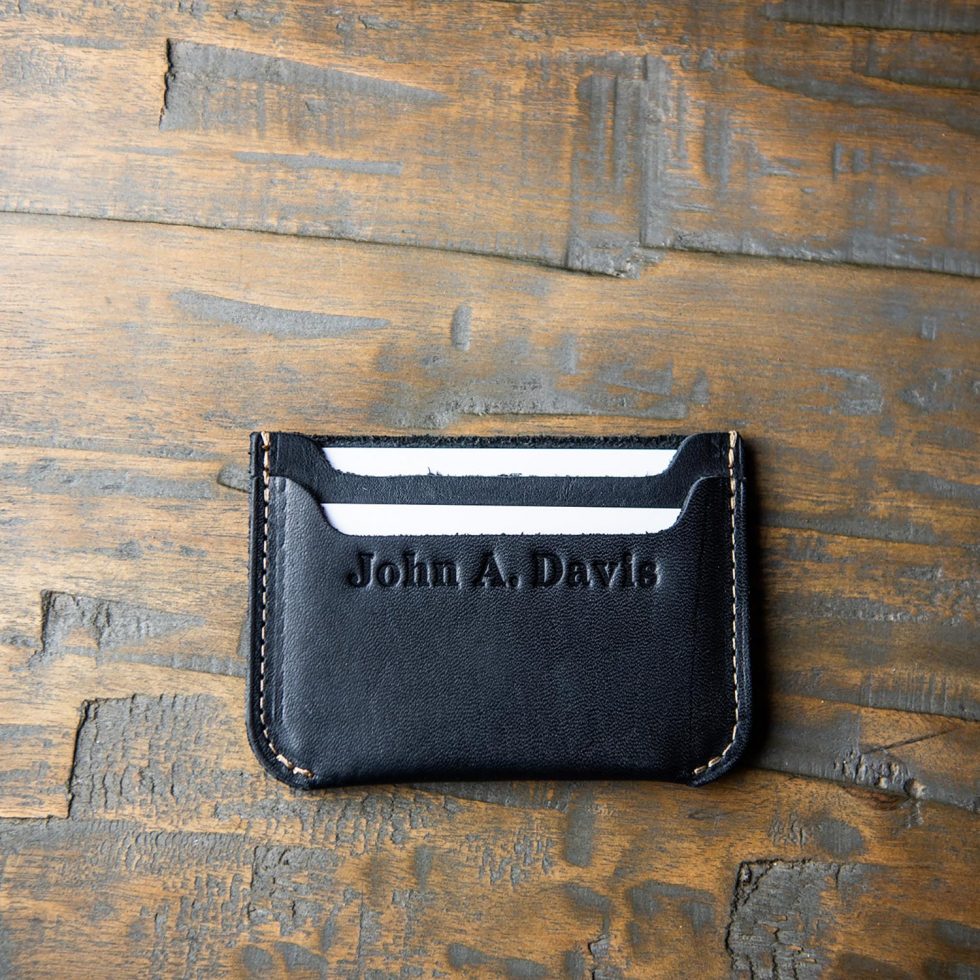 The Bradford Front Pocket Double Sleeve Fine Leather Wallet