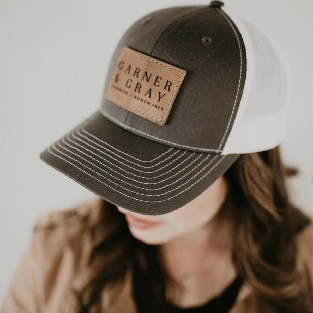 Custom Leather Patch Hat with Your Logo – KC Laser Co