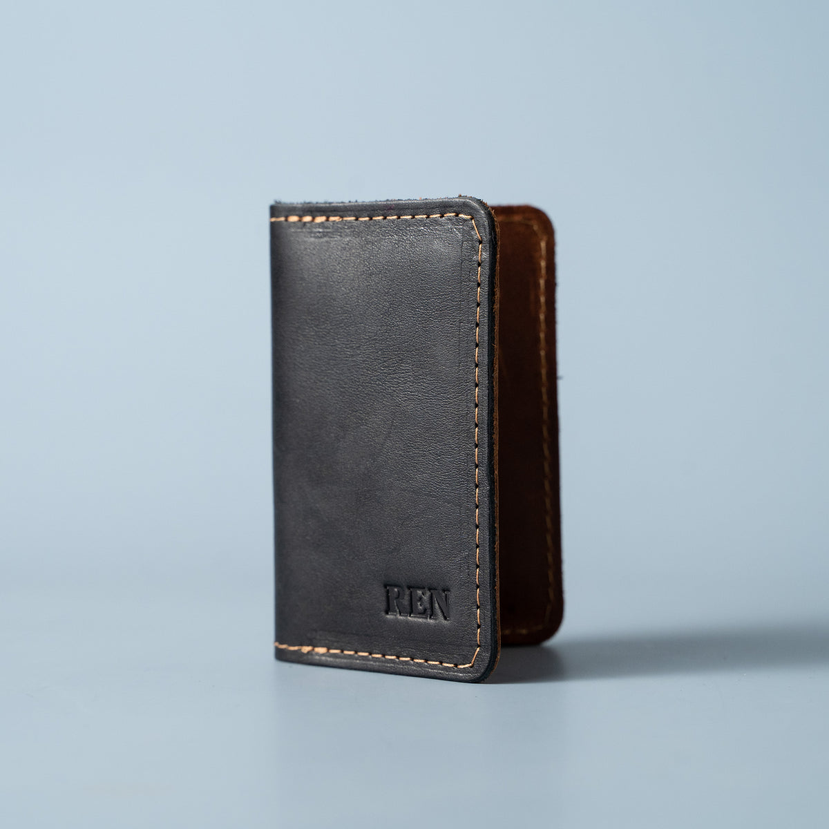 The Vincent Fine Leather Business Card Holder Wallet Bifold