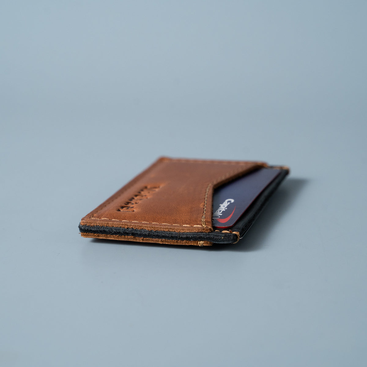 The Vernon Fine Leather Front Pocket Card Holder Wallet