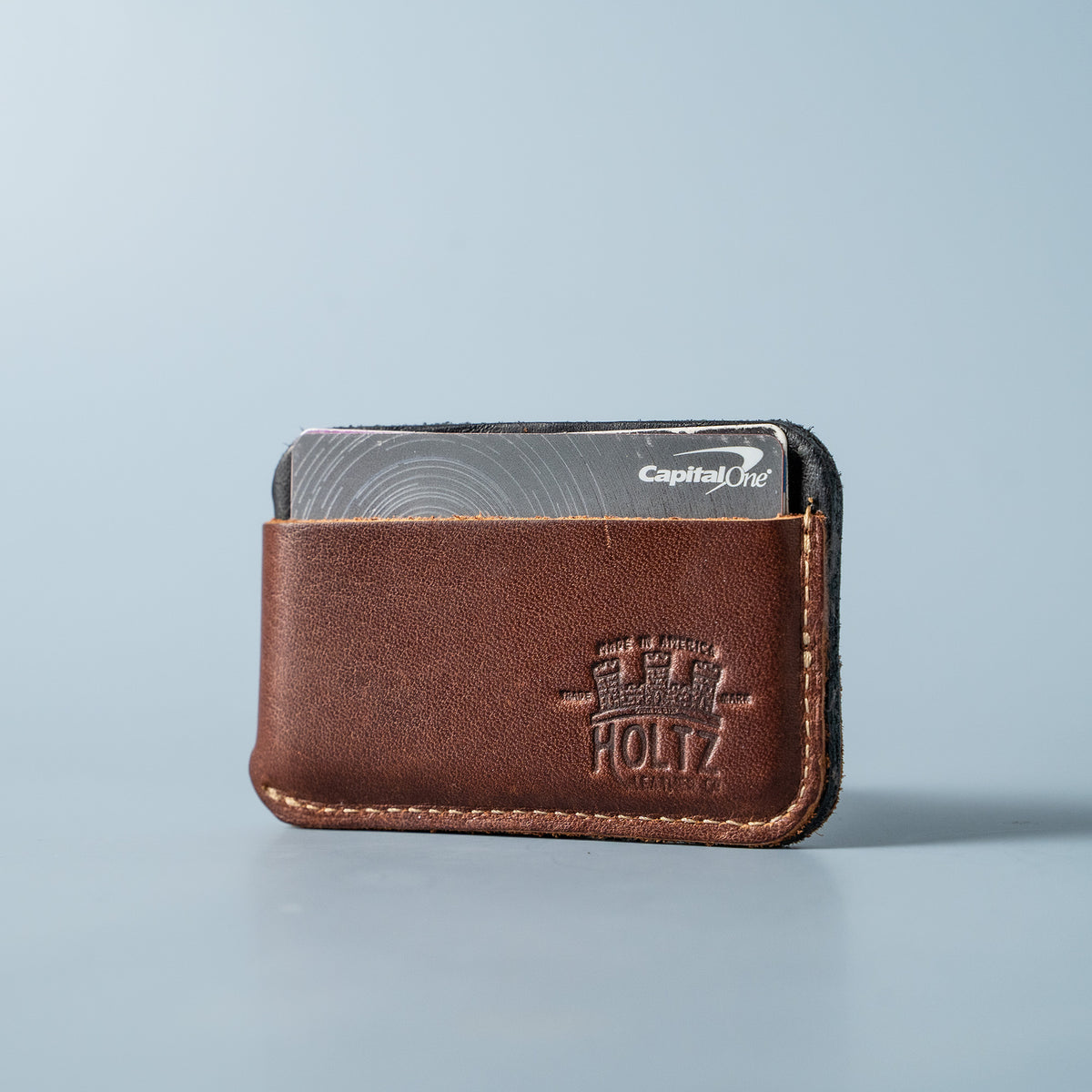 The Charleston Personalized Fine Leather Triple Sleeve Front Pocket Wallet