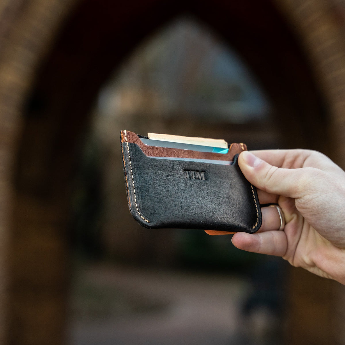 The Bradford Front Pocket Double Sleeve Fine Leather Wallet