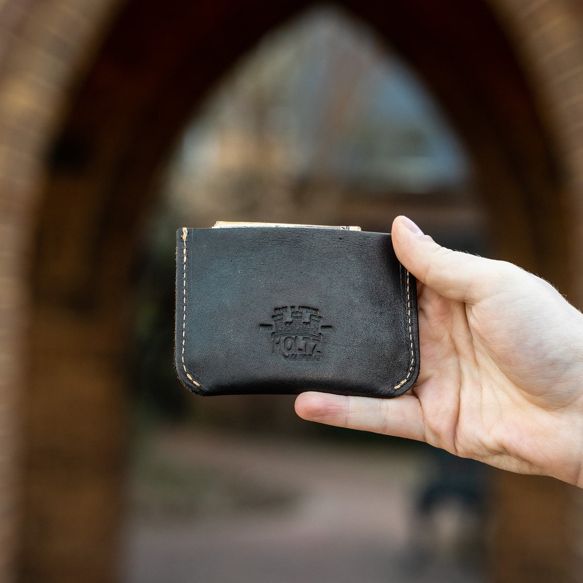 The Bradford Front Pocket Double Sleeve Fine Leather Wallet