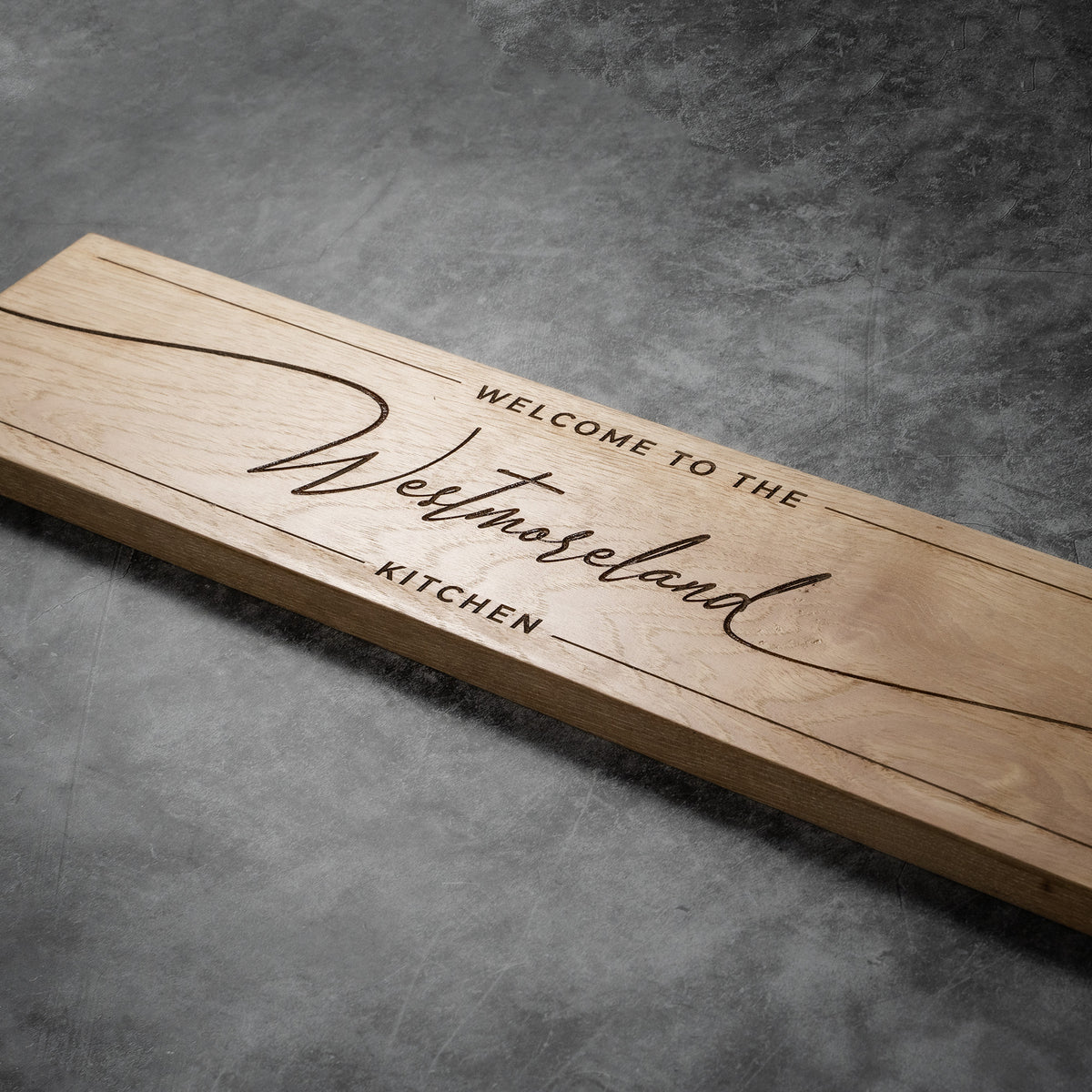 Customizable Wood Sign - Script