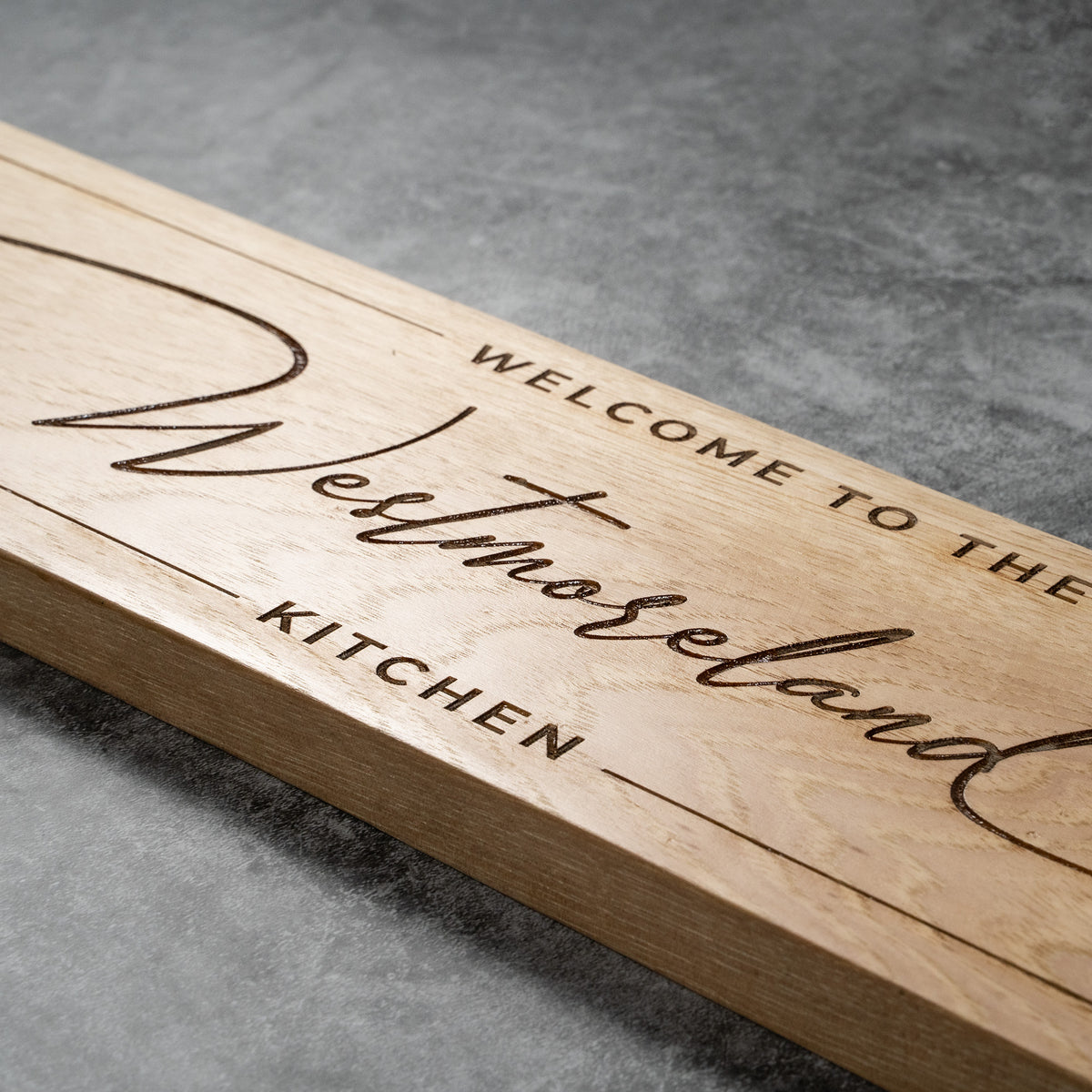 Customizable Wood Sign - Script