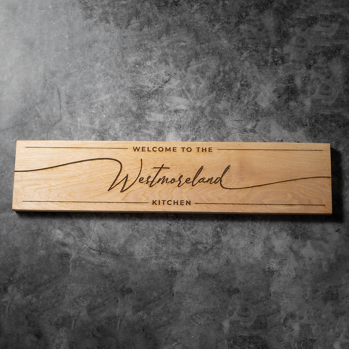 Customizable Wood Sign - Script
