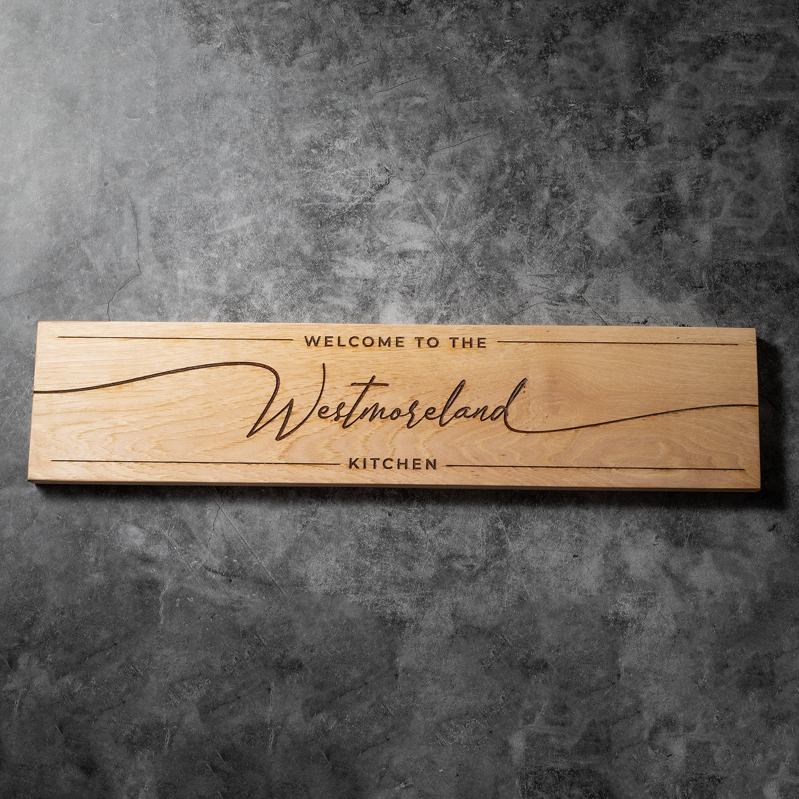 Customizable Wood Sign - Script