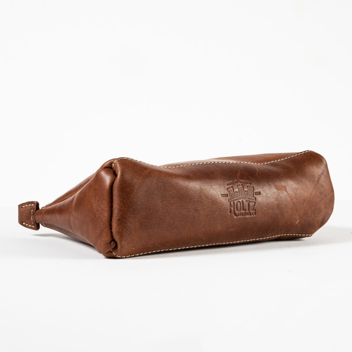 The Audrey Fine Leather Makeup Bag