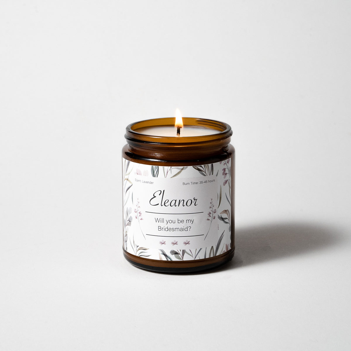 &quot;Will you be my Bridesmaid?!&quot;Candle