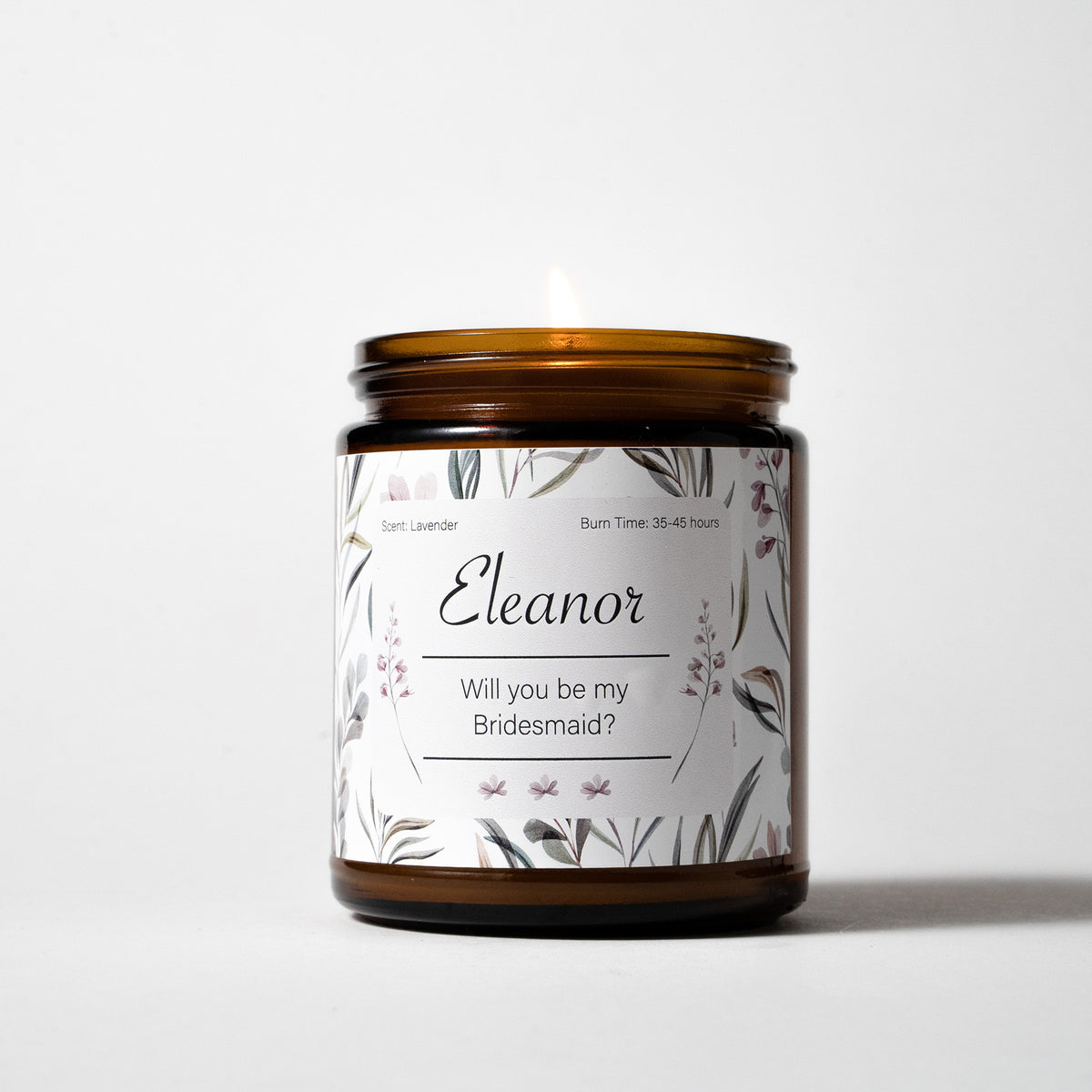 &quot;Will you be my Bridesmaid?!&quot;Candle
