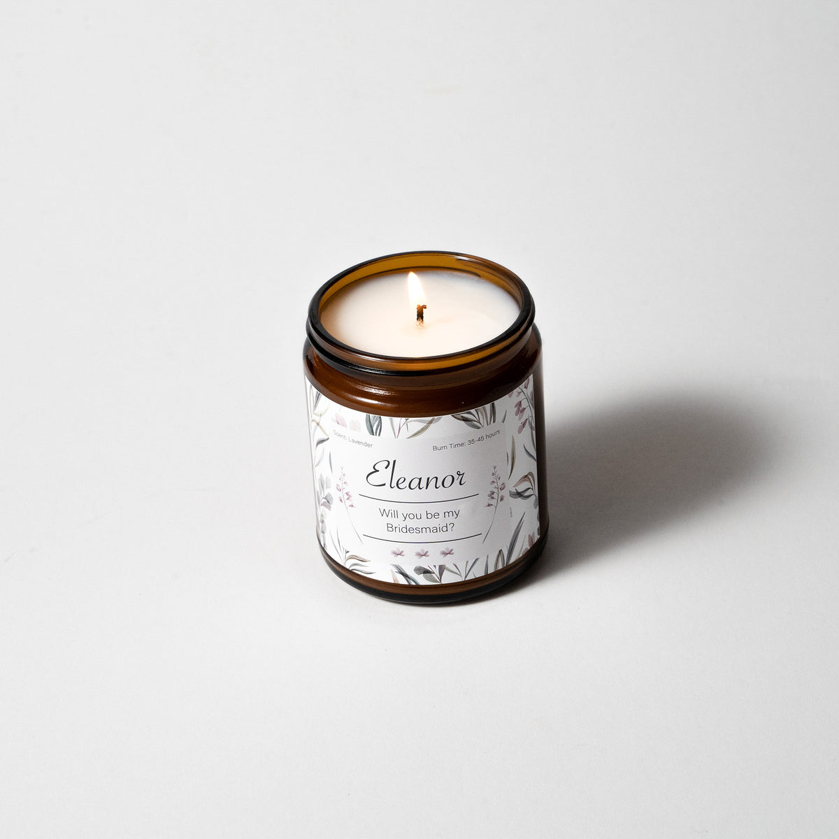 &quot;Will you be my Bridesmaid?!&quot;Candle