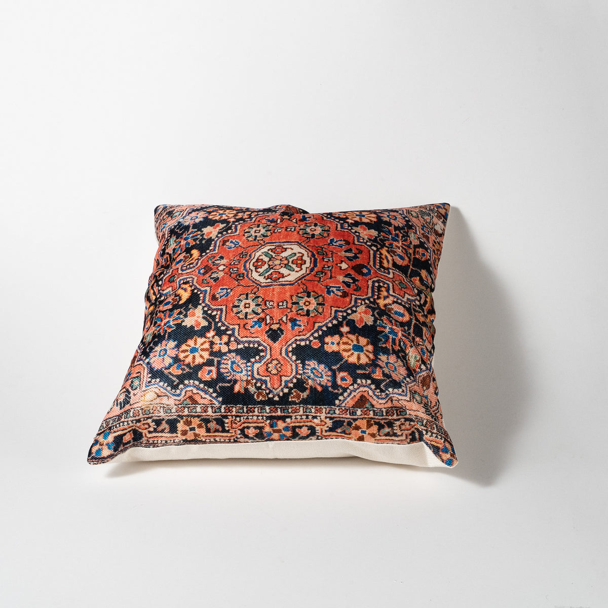 Bohemian Style Pillow - Djosan Poshti West Persian Rug Print Linen Case