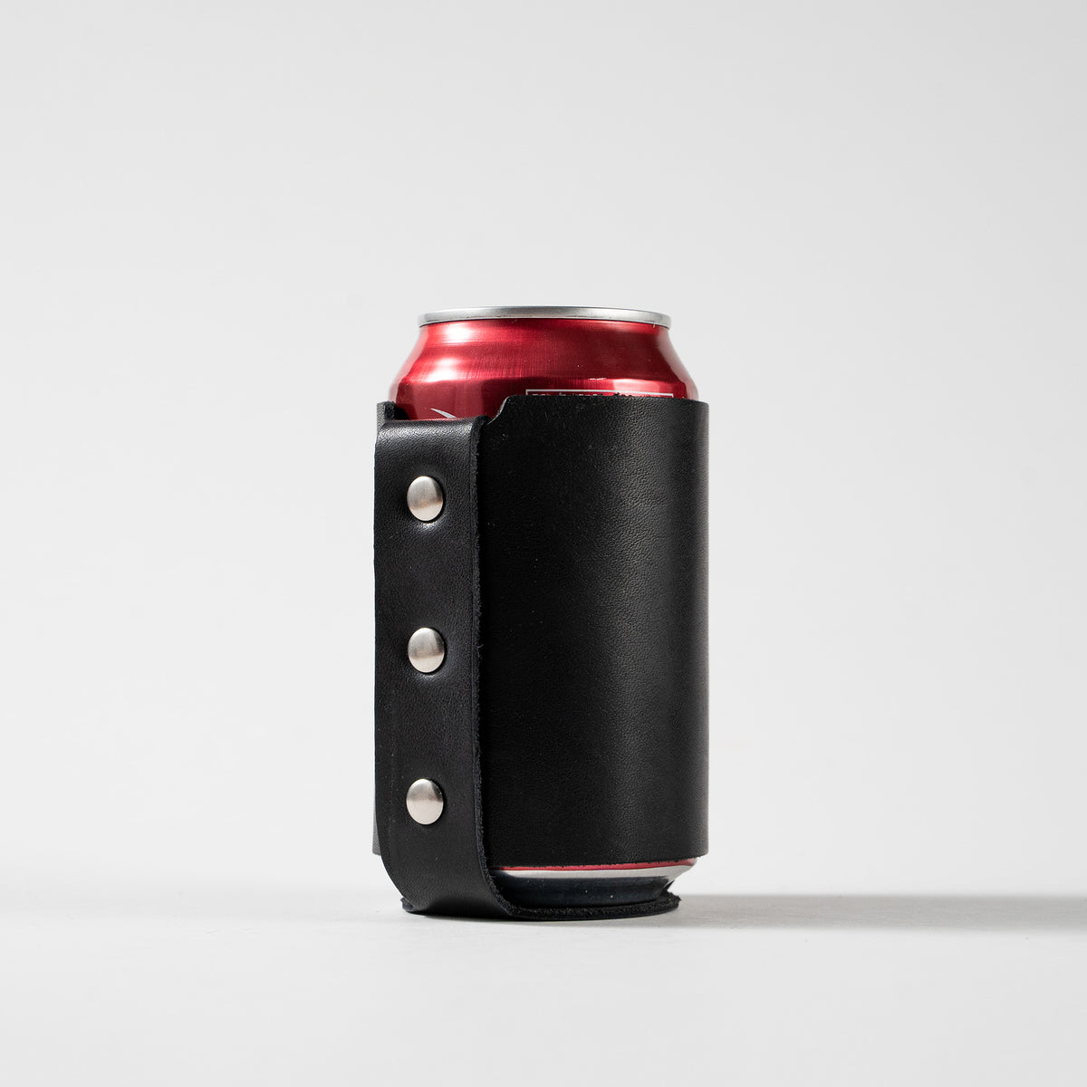 The Blitz Collegiate Can Coozie Alabama &amp; Auburn - Full-Grain Leather