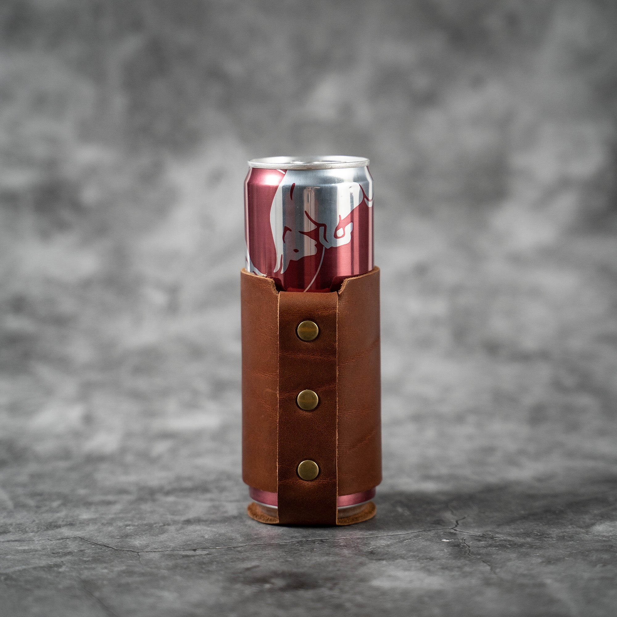 The Blitz Collegiate Can Coozie Alabama & Auburn - Full-Grain Leather -  Holtz Leather