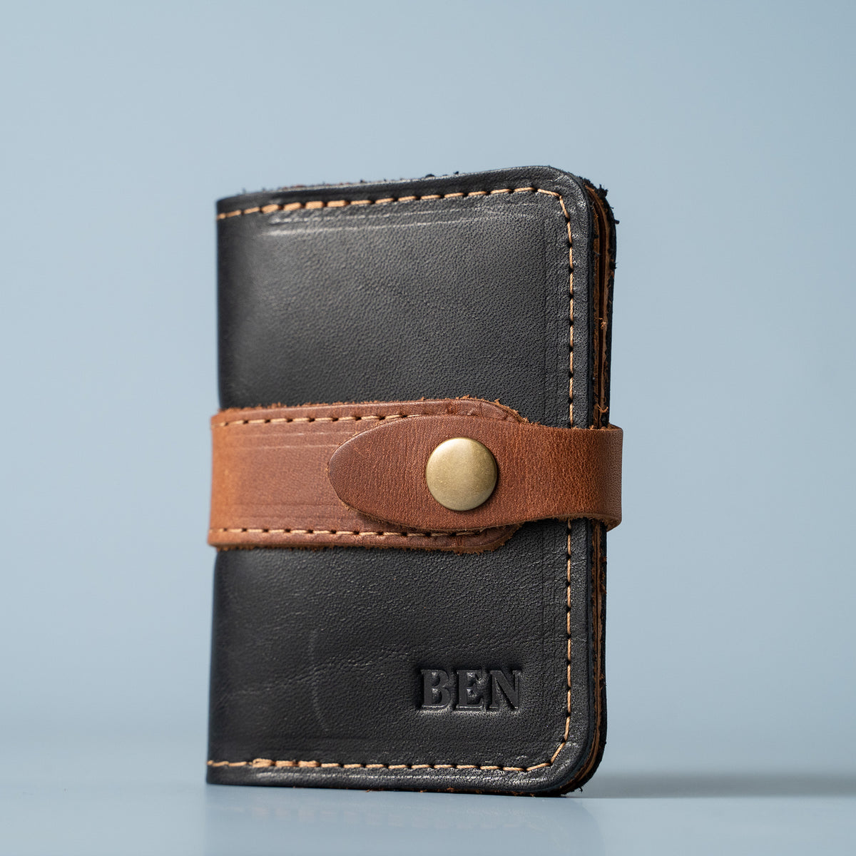 The Doolittle Fine Leather Snap Closure Wallet BiFold