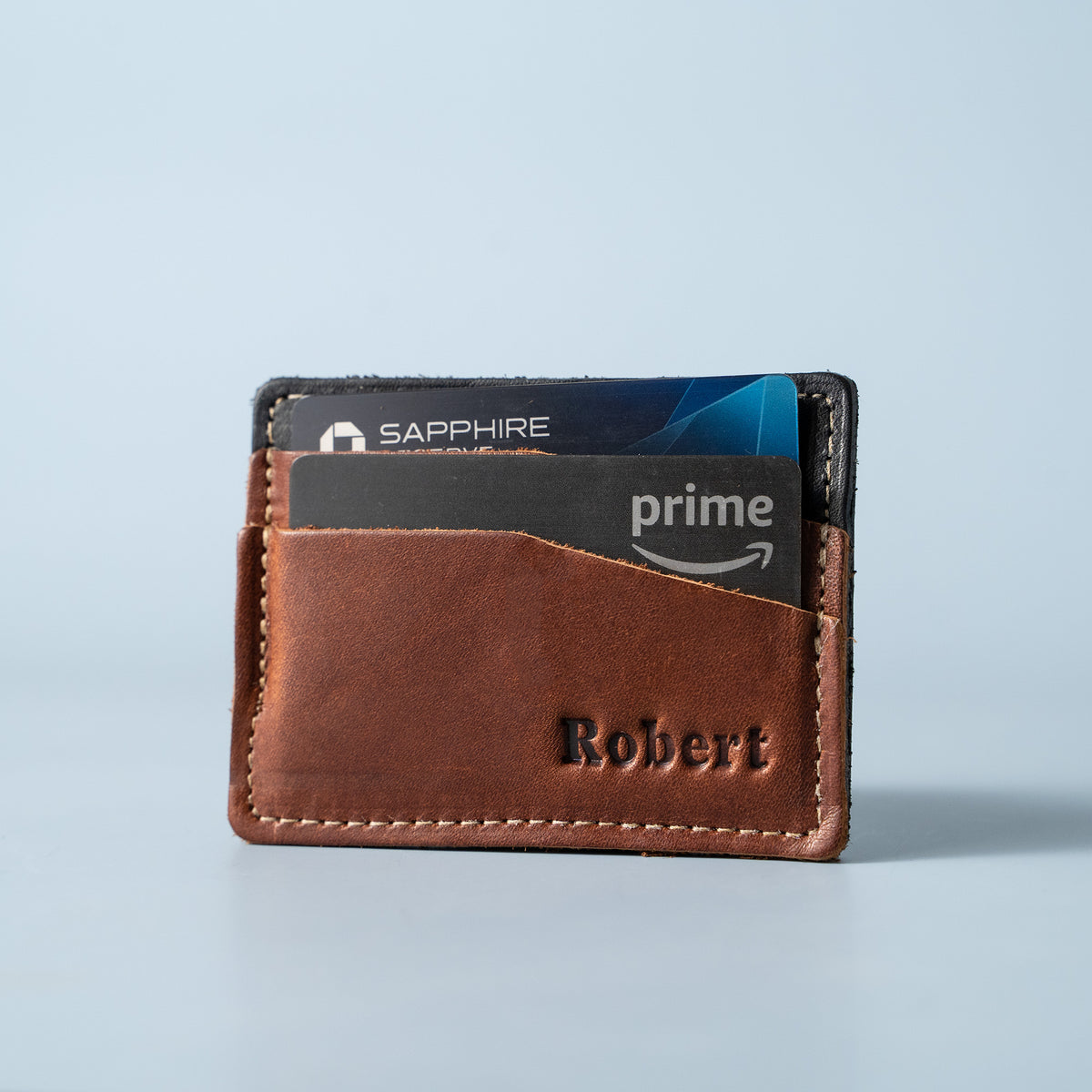 The Levi Fine Leather Horizontal Magnetic Money Clip Wallet