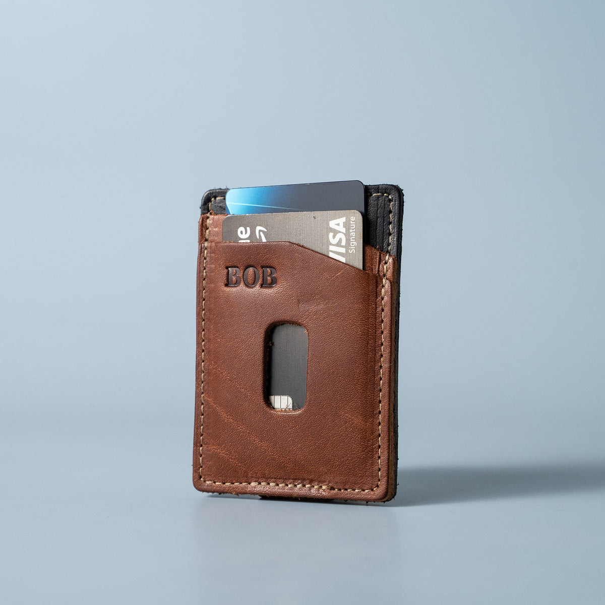 The Levi Fine Leather Magnetic Money Clip Wallet