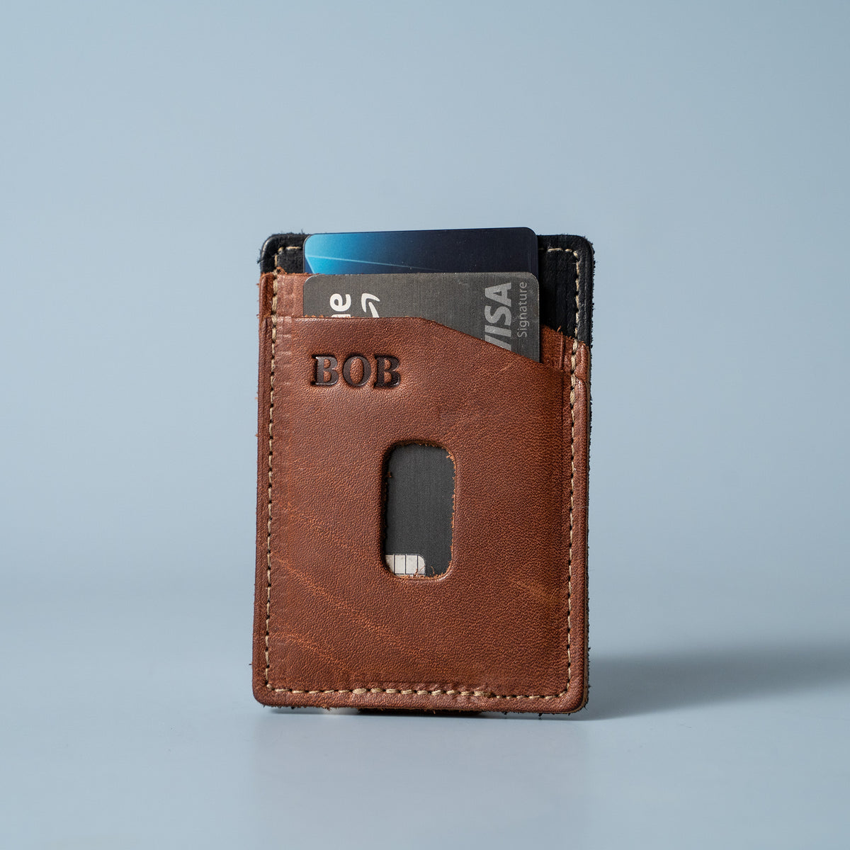 The Levi Fine Leather Magnetic Money Clip Wallet