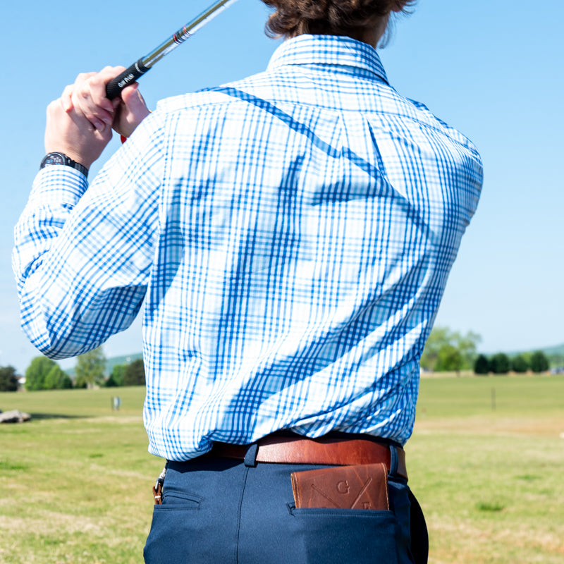 The Back Nine Fine Leather Golf Scorecard Groomsmen Gift With Personalization