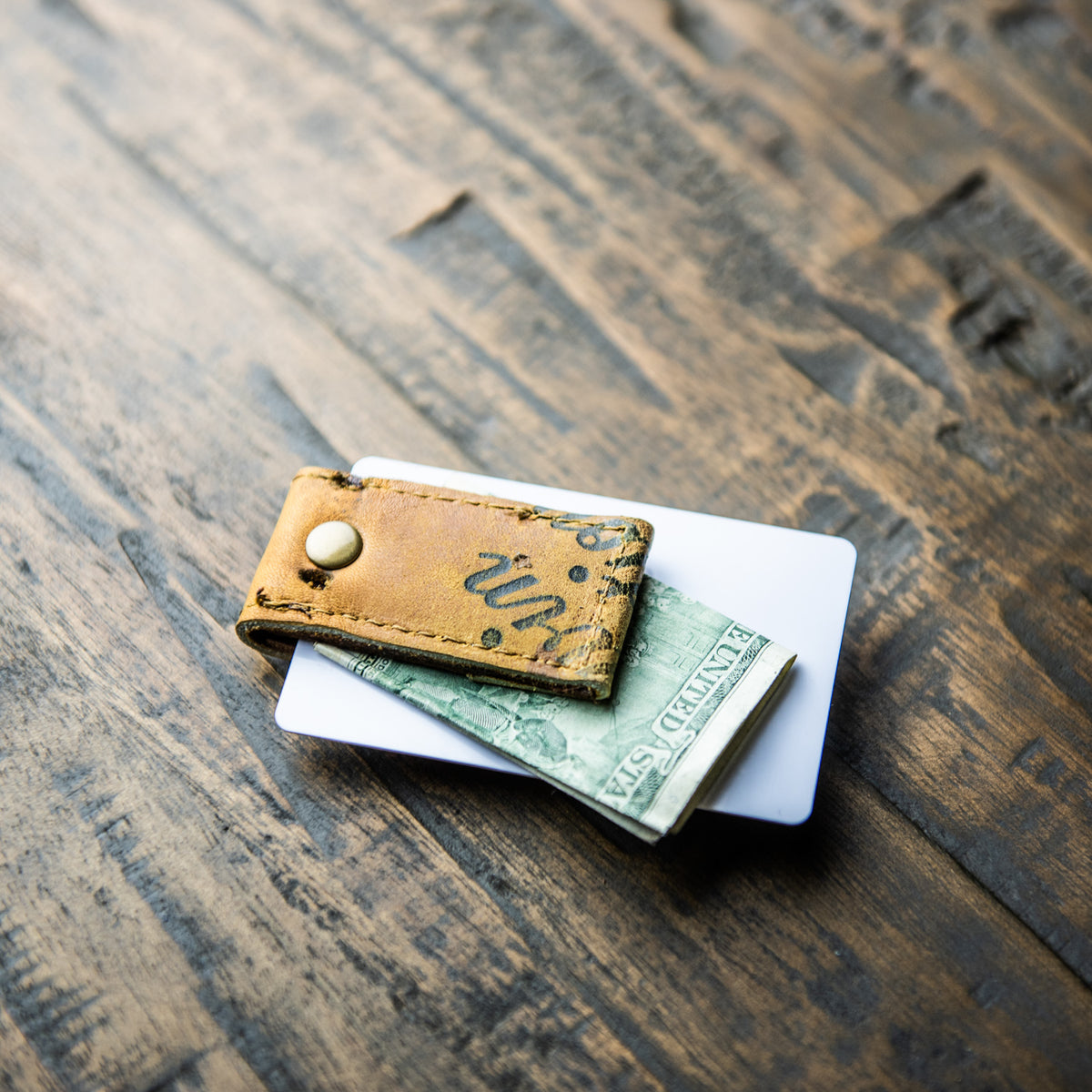 The King of Swing ~ Vintage Baseball Glove Money Clip