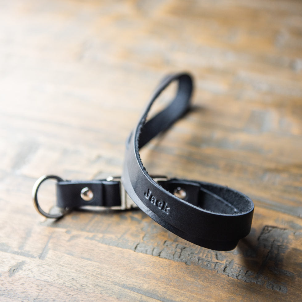 Your Logo + Our Leather - The Engineer Personalized Fine Leather Lanyard – Badge Holder Keychain - Custom Logo and Corporate Gifting