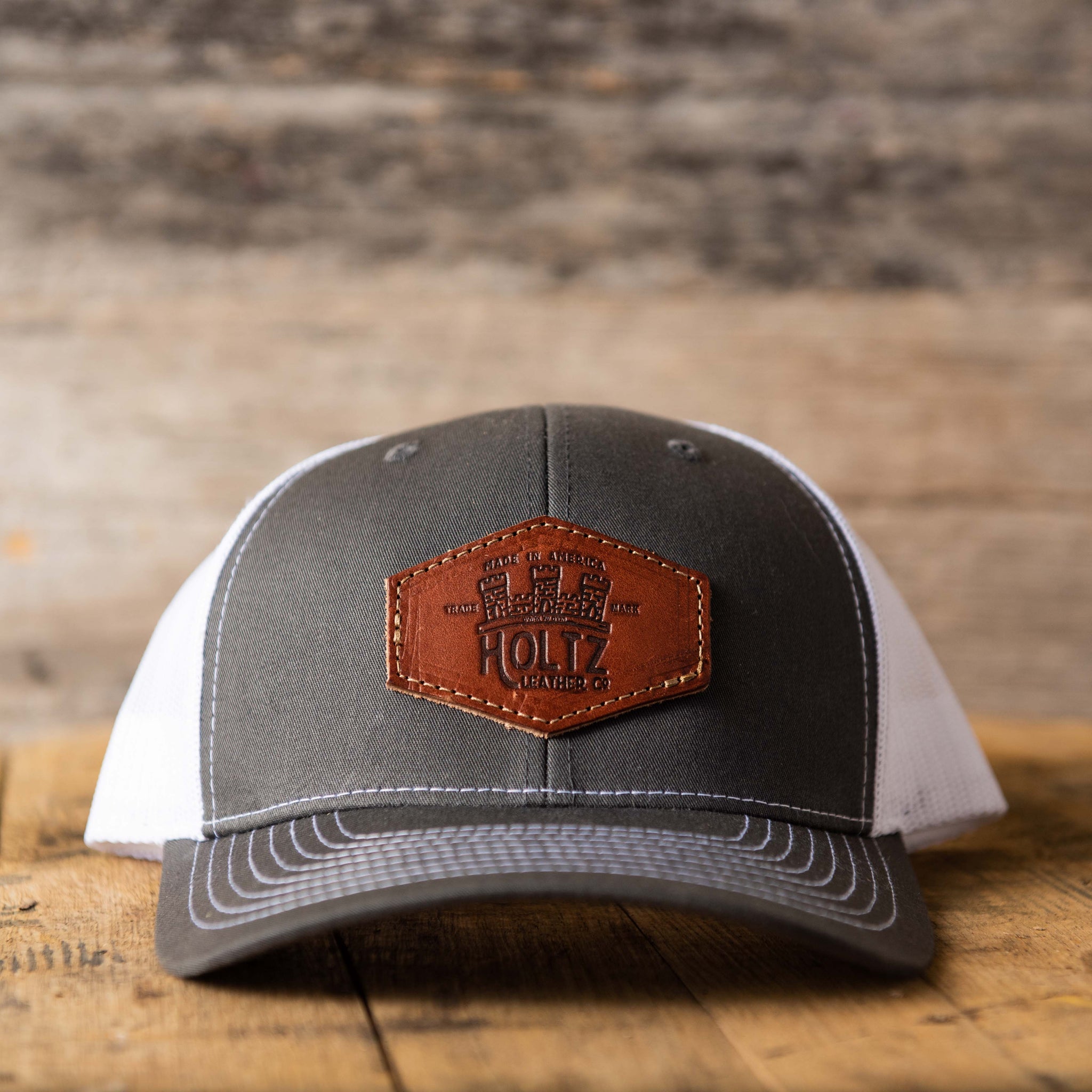 Custom Leather Patch Hat with Your Logo – KC Laser Co