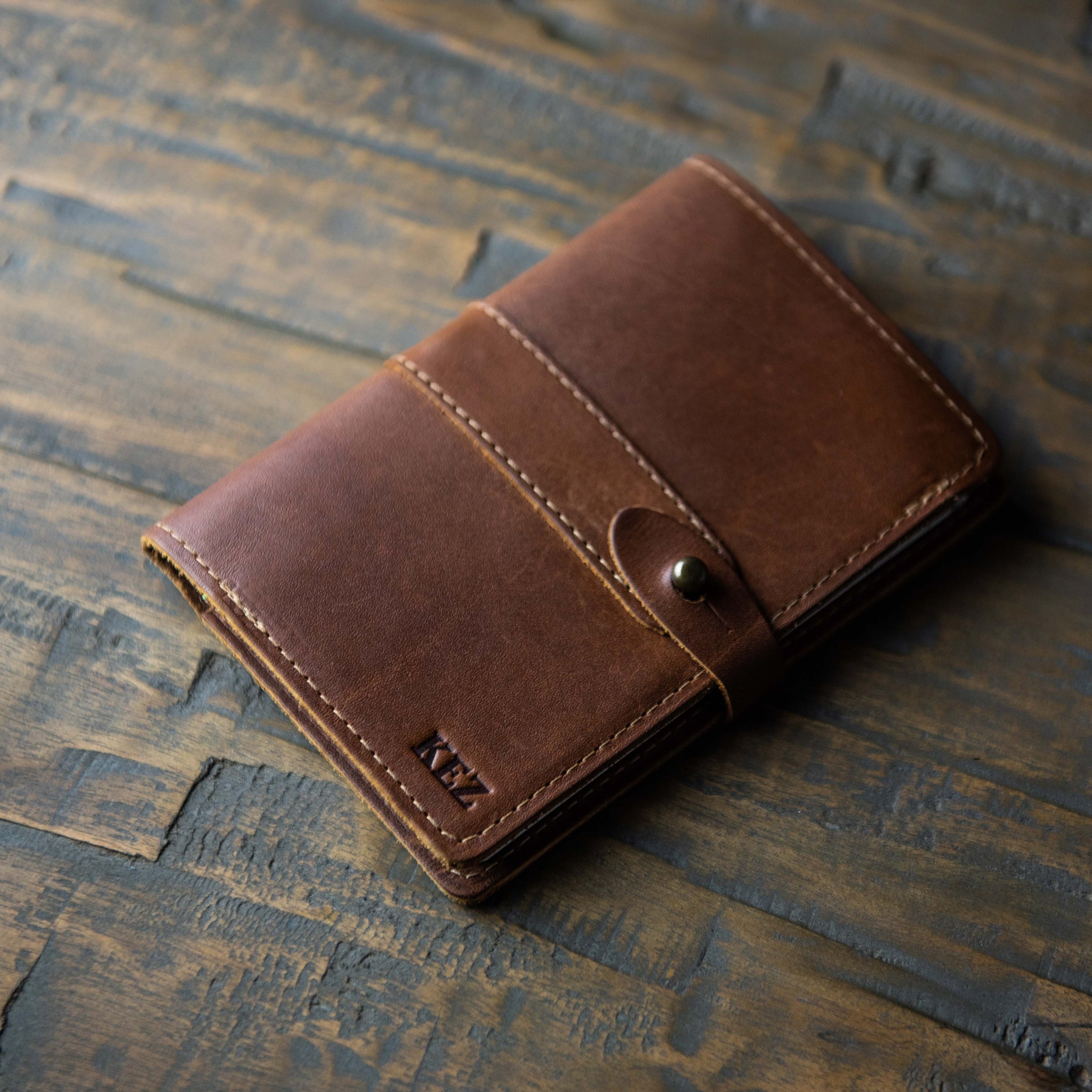Personalized Leather Pocket Journal Cover for Field Notes & Moleskine -  Holtz Leather