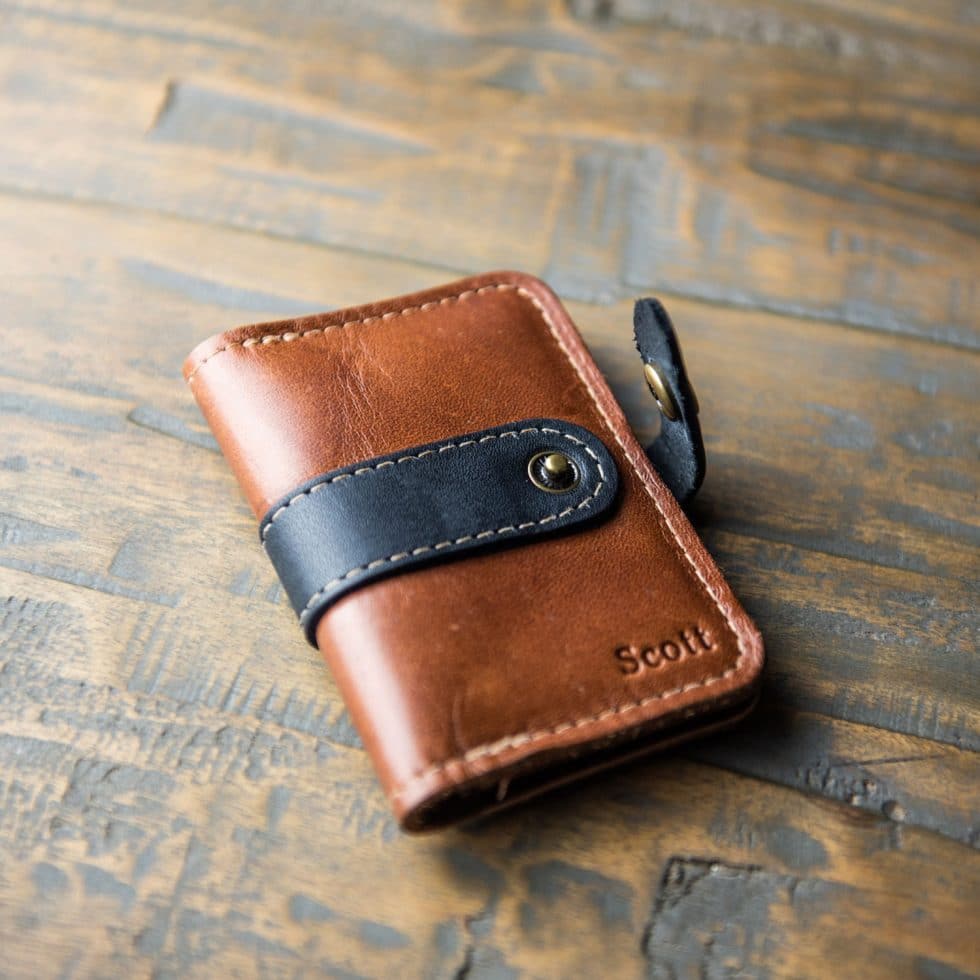 The Doolittle Fine Leather Snap Closure Wallet BiFold