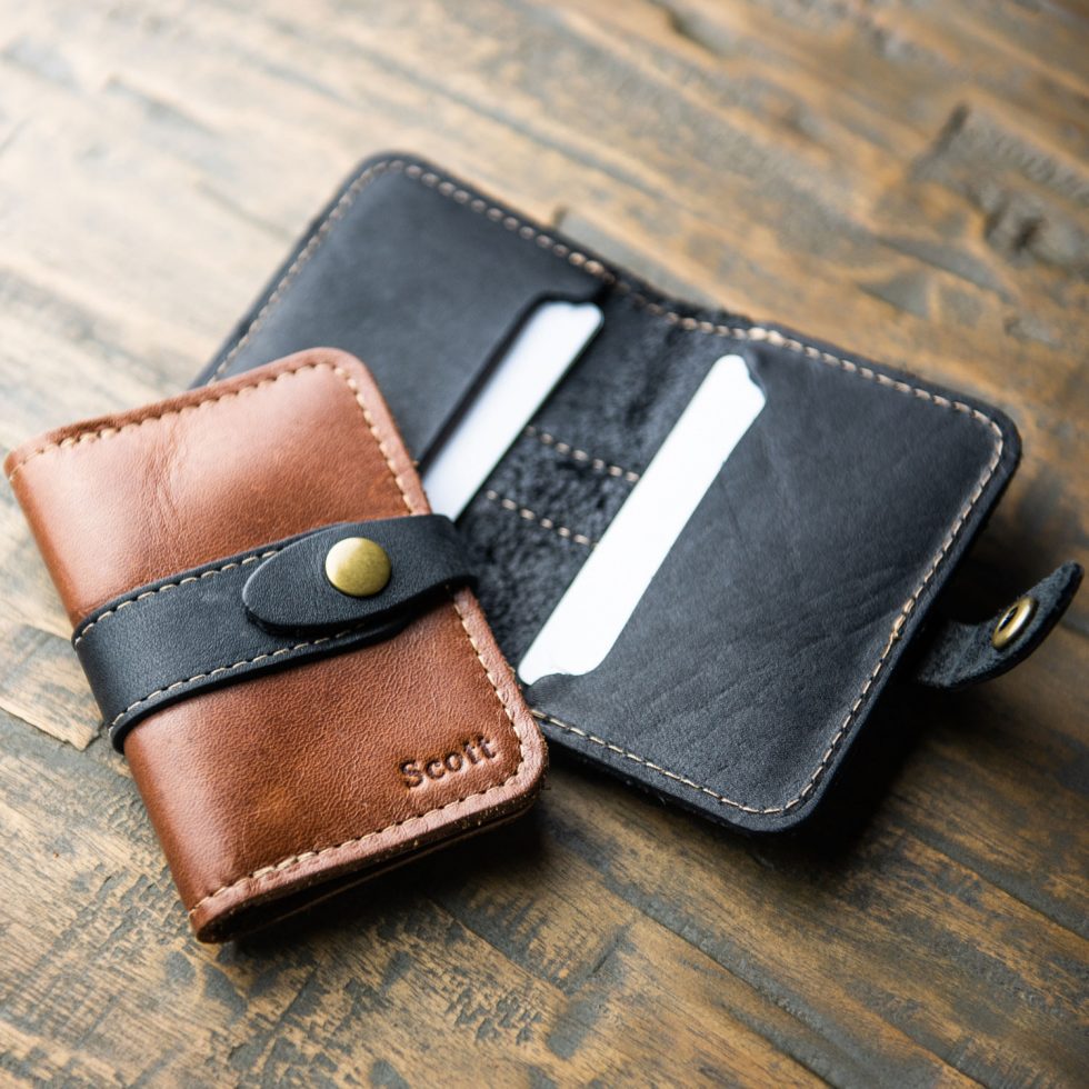 The Doolittle Fine Leather Snap Closure Wallet BiFold