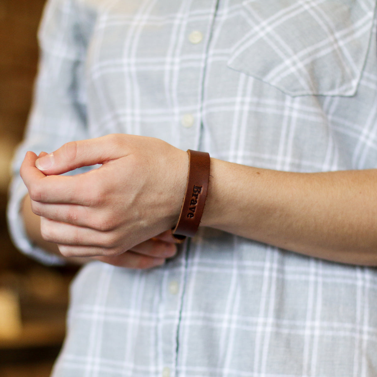 The Field Bracelet Fine Leather Bracelet